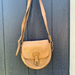 Dooney & Bourke Tan Leather Crossbody Bag